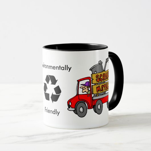 Altmetall-Kollektor Tasse (VorderseiteRechts)