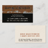 Altmetall-Recycler-Dump oder Depot-Mitte Visitenkarte (Vorne/Hinten)