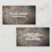 Altmetall Visitenkarte (Vorne/Hinten)