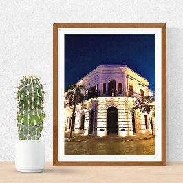 Altmexikanische Kolonialarchitektur Poster