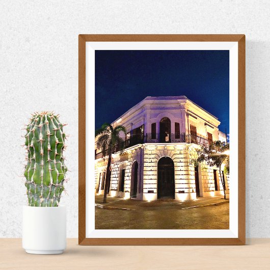 Altmexikanische Kolonialarchitektur Poster