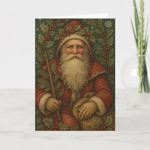 Altmöbel-Weihnachtsmann Feiertagskarte