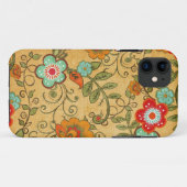 Altmodisch Blumig Case-Mate iPhone Hülle (Rückseite (Horizontal))