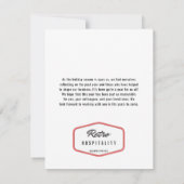 altmodisch | Cocktailkarte Karte (Rückseite)