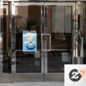 altmodisch fensteraufkleber (Büro Tür)