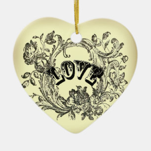 altmodisch gelb geblüht Wirbel viktorianisch Keramikornament