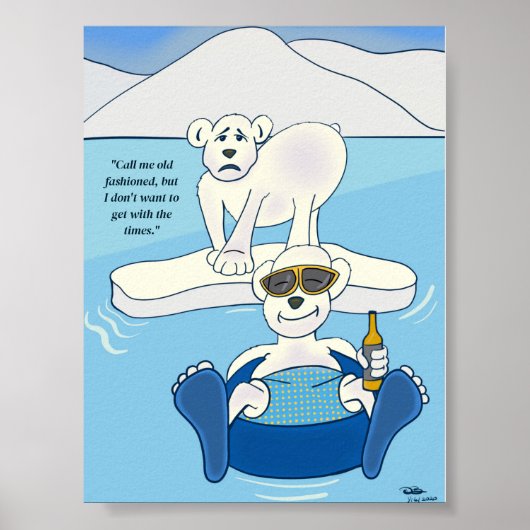 altmodisch poster (Vorne)