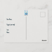 altmodisch postkarte (Rückseite)