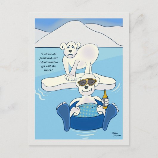 altmodisch postkarte (Vorderseite)