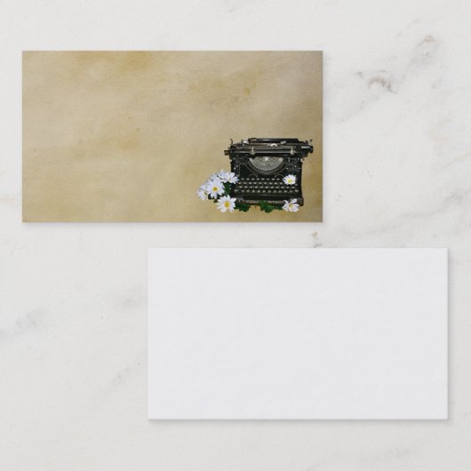 altmodisch visitenkarte (Vorne/Hinten)