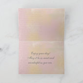 Altmodische 80. Geburtstagsgrüße Karte (Innenseite)