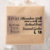 altmodische Art and Craft Sale Tags (Insitu)