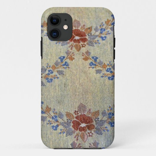 Altmodische Blumenmuster Case-Mate iPhone Hülle (Rückseite)