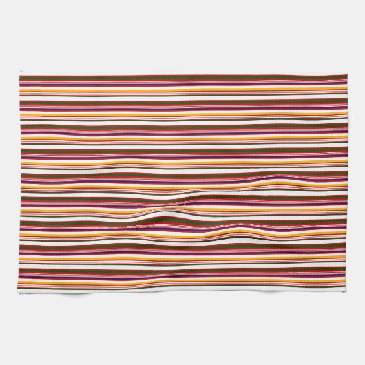 Altmodische Candy-Streifen (großformatig) Geschirrtuch (Horizontal)