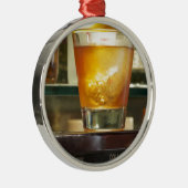 Altmodische Cocktail-Reihe Silbernes Ornament (Rechts)