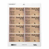 Altmodische Etiketten (Vorne)