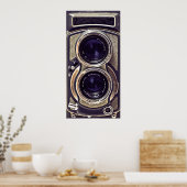 Altmodische Kamera Poster (Küche)