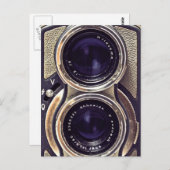 Altmodische Kamera Postkarte (Vorne/Hinten)