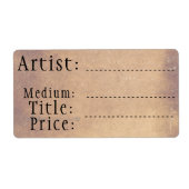 Altmodische Kunst- und Kunsthandwerksmarken, Leere (Vorne)