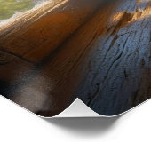 Altmodische Milchdose mit Daisy Bouquet Poster (Ecke)