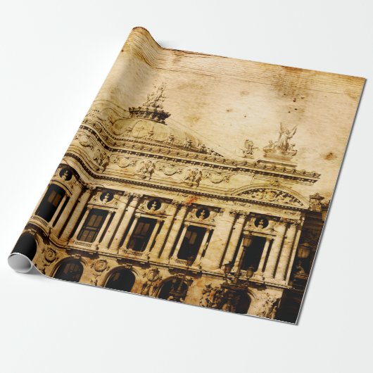 Altmodische Paris, uralt, antike, Geschenkpapier (Ungerollt)