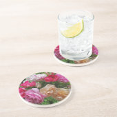 Altmodische Rosen Untersetzer (Seite)