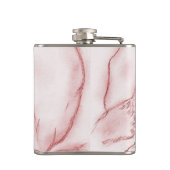 Altmodische Sankt im Rot Flachmann (Rückseite)