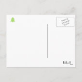 Altmodische Sankt-Postkarte Feiertagspostkarte (Rückseite)