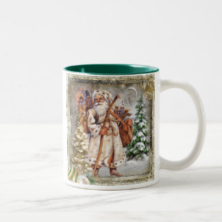 Altmodische Sankt-Tasse Zweifarbige Tasse