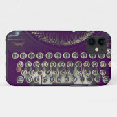 altmodische Schreibmaschine Case-Mate iPhone Hülle (Rückseite (Horizontal))
