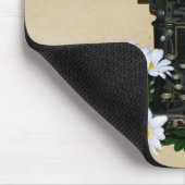 Altmodische Schreibmaschine Mousepad (Ecke)