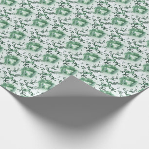 Altmodische Tapete Geschenkpapier