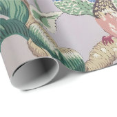 altmodische Tapete Geschenkpapier (Rolleneckpunkt)