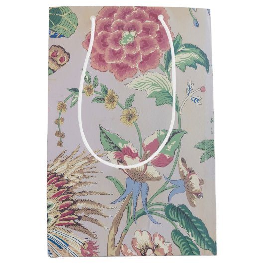 altmodische Tapete Mittlere Geschenktüte (Vorderseite)