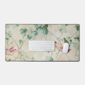 Altmodische Tapete von Vögeln und Ivy Schreibtischunterlage (Tastatur & Maus)