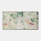 Altmodische Tapete von Vögeln und Ivy Schreibtischunterlage (Vorderseite)