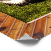 Altmodische Traktorposter Poster (Ecke)