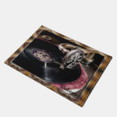 Altmodische Turntable-Fußmatte Fußmatte (Schrägansicht)