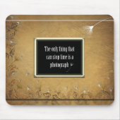 Altmodische Wahrheit Mousepad (Vorne)