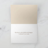 Altmodische Wedding Album Card Karte (Innenseite)