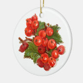 Altmodische Weihnachten, Redcurrant Keramikornament (Links)
