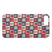 Altmodische Weihnachtsdecke Case-Mate iPhone Hülle (Rückseite (Horizontal))