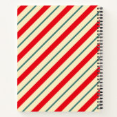 Altmodische Weihnachtslisten Notizblock (Rückseite)