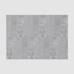 Altmodische Zeitung Seidenpapier