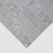 Altmodische Zeitung Seidenpapier (Ausschnitt)