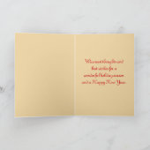 Altmodischer Beifall Feiertagskarte (Innenseite)