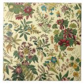 Altmodischer Blumenüberfluß Fliese (Vorderseite)