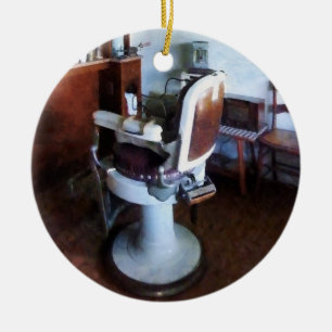 Altmodischer Frisierstuhl Keramikornament