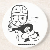 Altmodischer Fußball Untersetzer (Vorne)