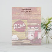 Altmodischer Koch Letterhead Briefbogen (Stehend Vorderseite)